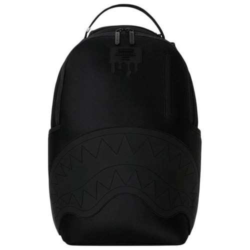 Sprayground Τσάντα πλάτης Shark Central Blacked Out Embossed Nylon Backpack
